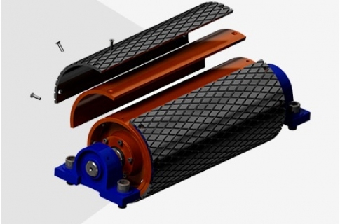 POLEA CON RECUBRIMIENTO REMOVIBLE